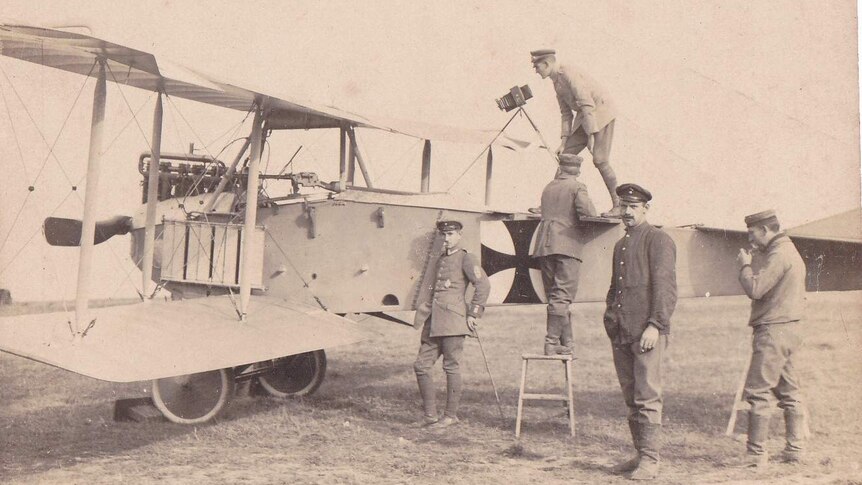 German reconnaissance plane in WWI