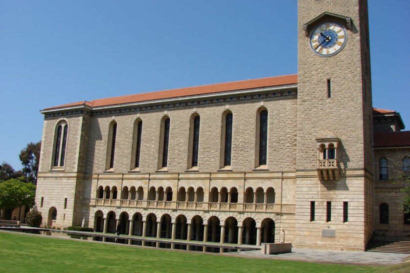 Winthrop Hall at the University of Western Australia in Perth.