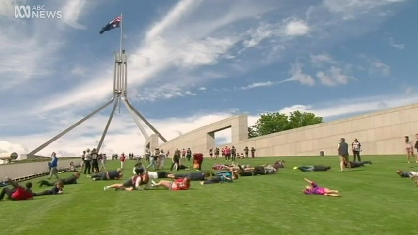 In December 2016, hundreds rolled down the lawn of Parliament House for one last time