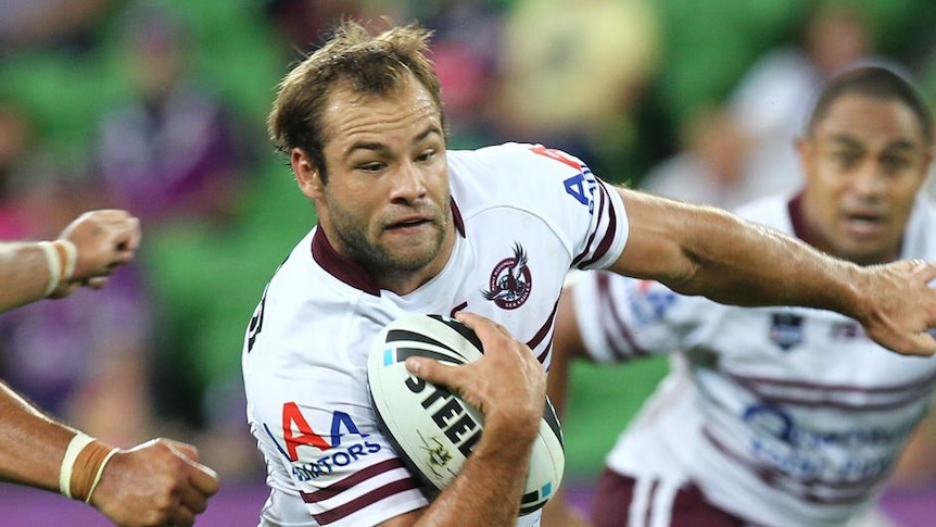 In fine form ... Brett Stewart has finally shaken off injury troubles and is helping the Sea Eagles in their finals push.
