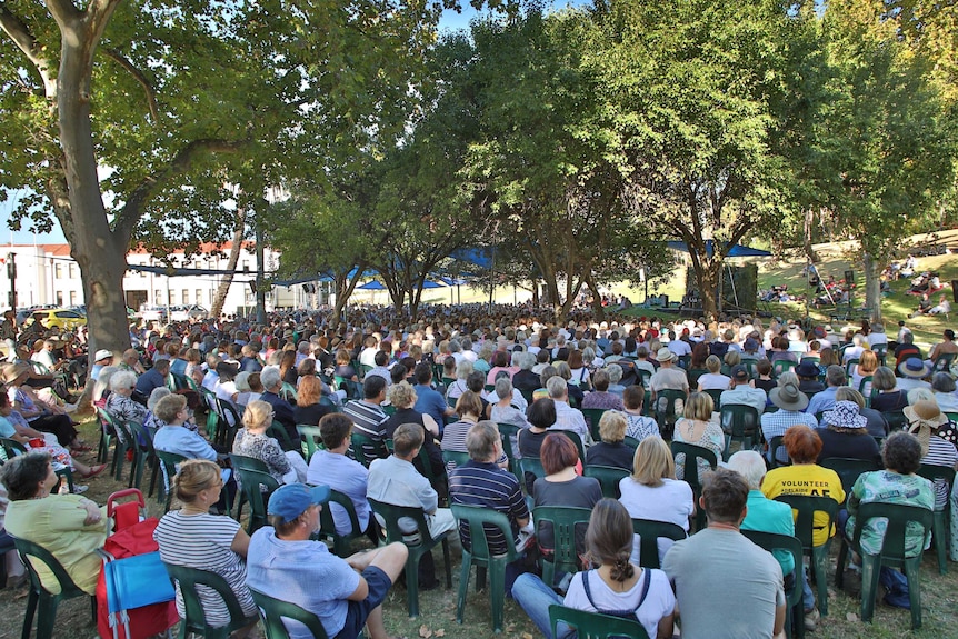 Adelaide Writers' Week in the Pioneer Women's Gardens