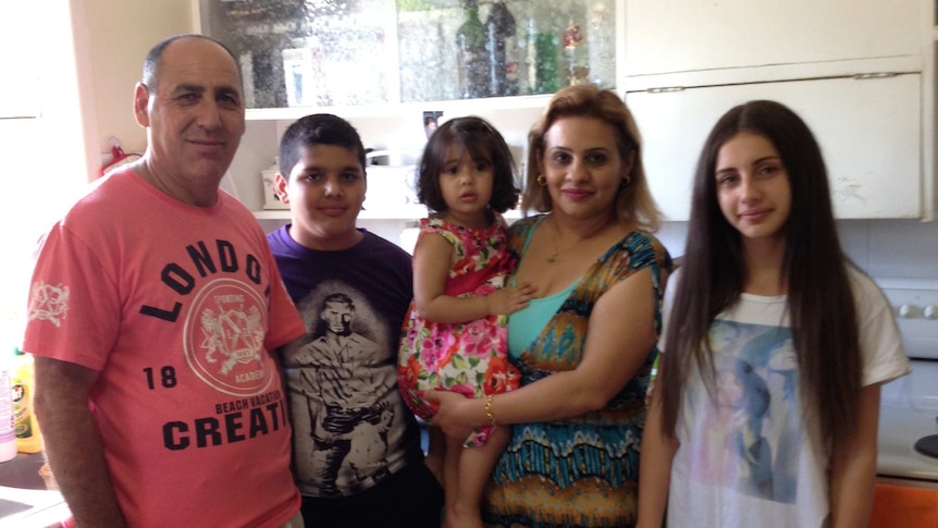 Maisoon Yalda and her family