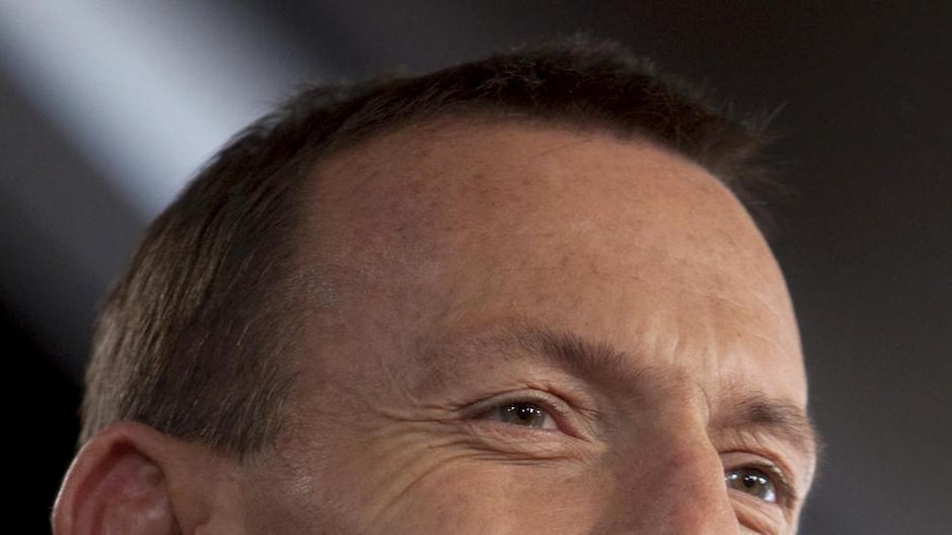 Tony Abbott speaks at the National Press Club. (Reuters: Andrew Taylor, file photo)