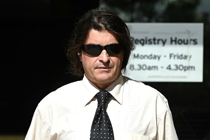 Peter Mauric leaves the Southport Magistrates Court on the Gold Coast on May 12, 2015.
