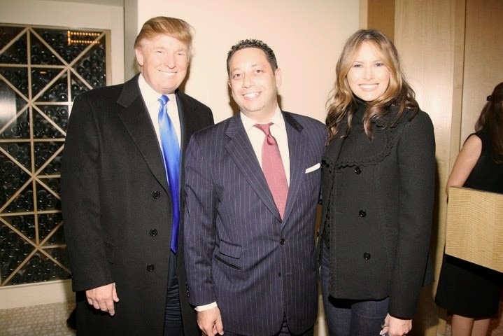 Felix Sater with Donald and Melania Trump