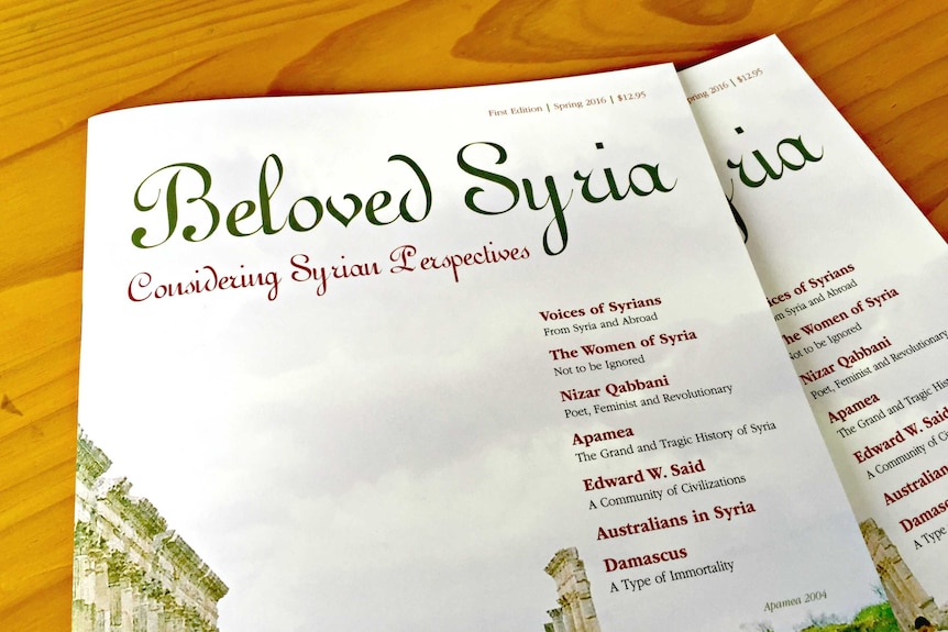 Beloved Syria magazine produced by refugees living in Melbourne