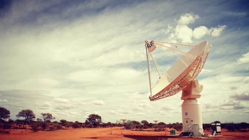 Square Kilometre Array telescope in WA's  Murchison region.