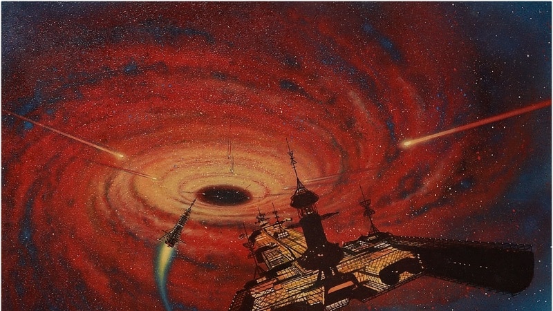 In 1979 Disney really went full sci-fi with The Black Hole film.