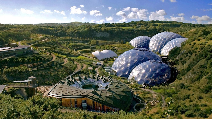 The Eden project in the UK