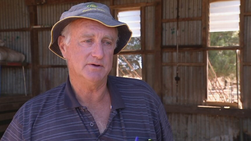 Philip Duffield at a meeting in Mallala