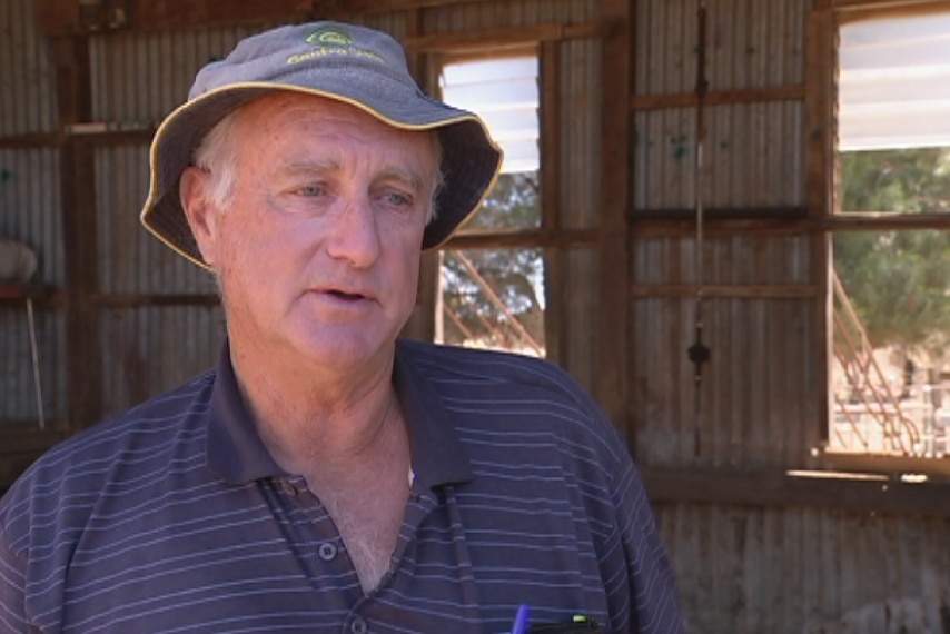 Philip Duffield at a meeting in Mallala