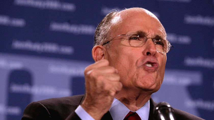 Former New York City mayor, Rudy Giuliani