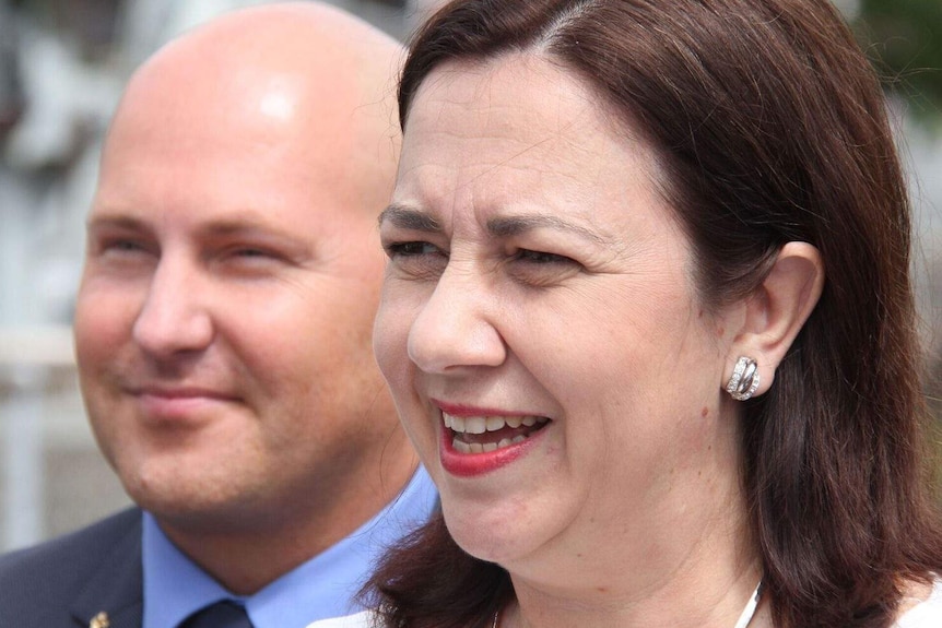 Curtis Pitt and Annastacia Palaszczuk