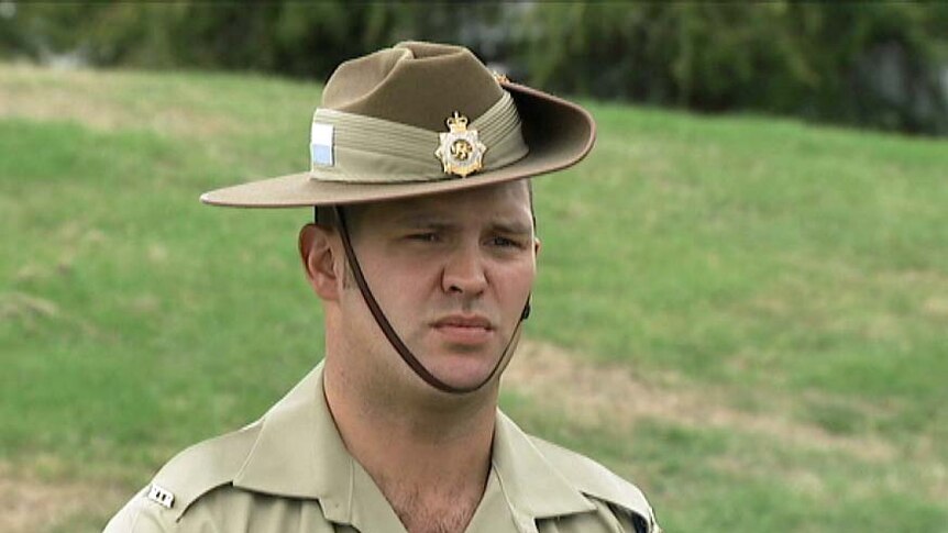 Tasmanian Aboriginal soldier Bradley Maynard.
