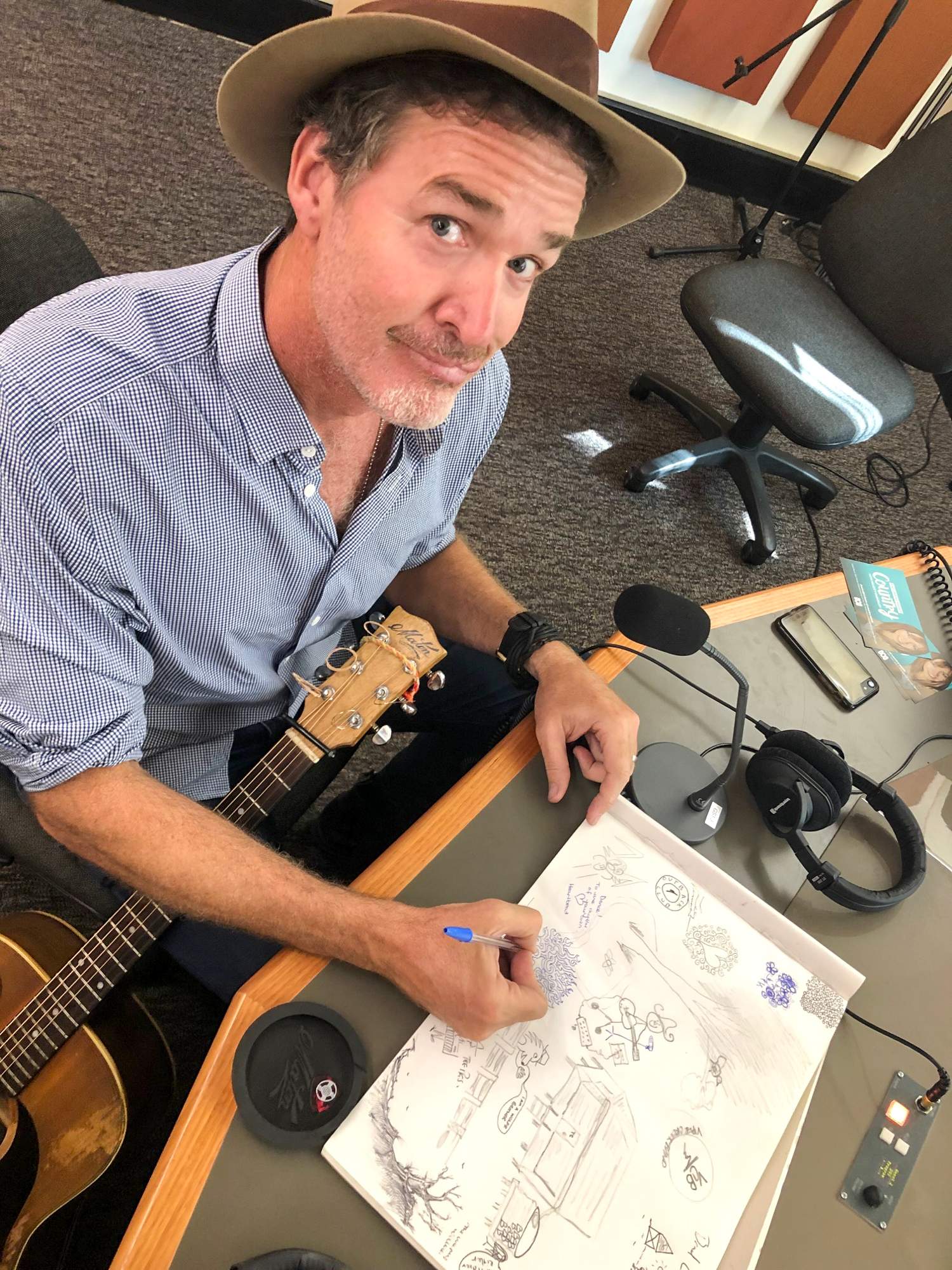 Luke O'Shea talks about drawing (literally) from life episode artwork