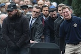 Funeral of Copenhagen shooting victim Dan Uzan
