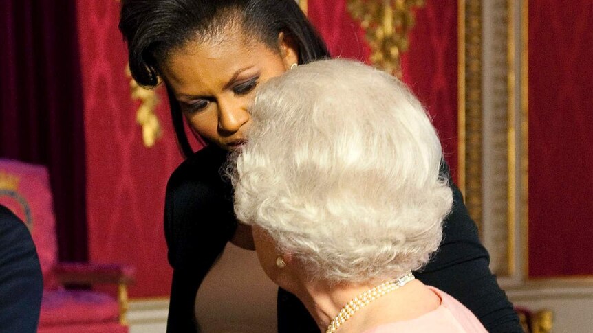 Michelle Obama meets Queen Elizabeth II