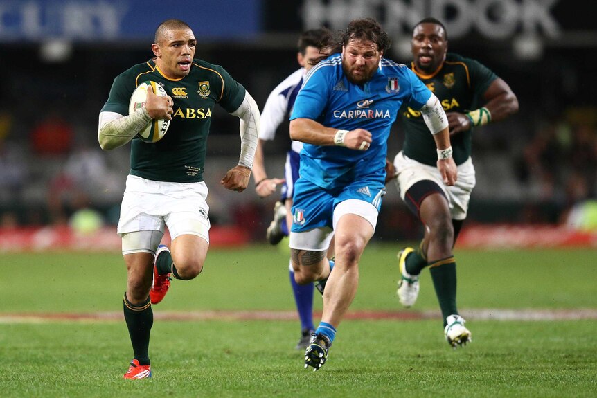 Habana races home against Italy