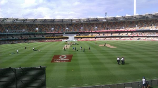 Gabba prepares for day four