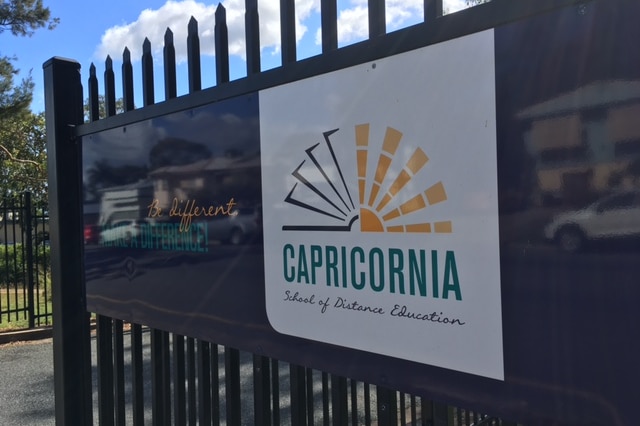 Capricornia School of Distance Education entry sign