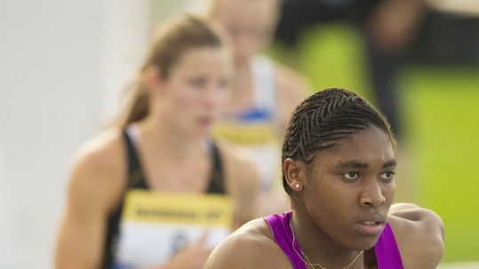 Diamond debut: Caster Semenya finished third in Brussels (file photo).