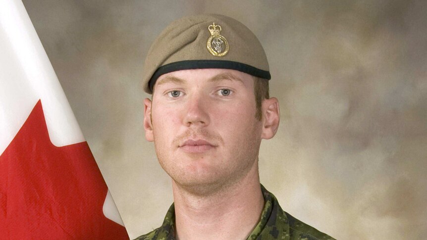 Canadian soldier killed in a friendly fire incident in Iraq, March 6, 2015