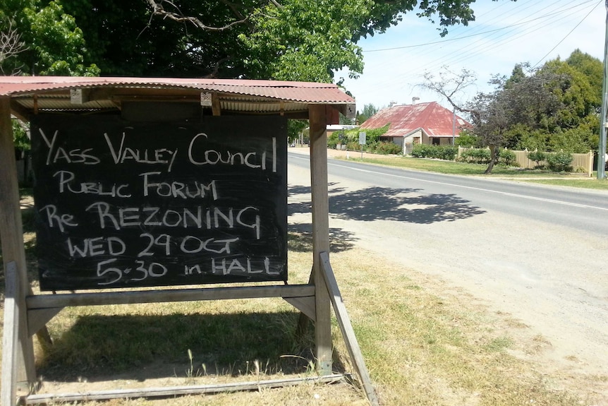 The village of Gundaroo is divided over the proposed rezoning of rural land.