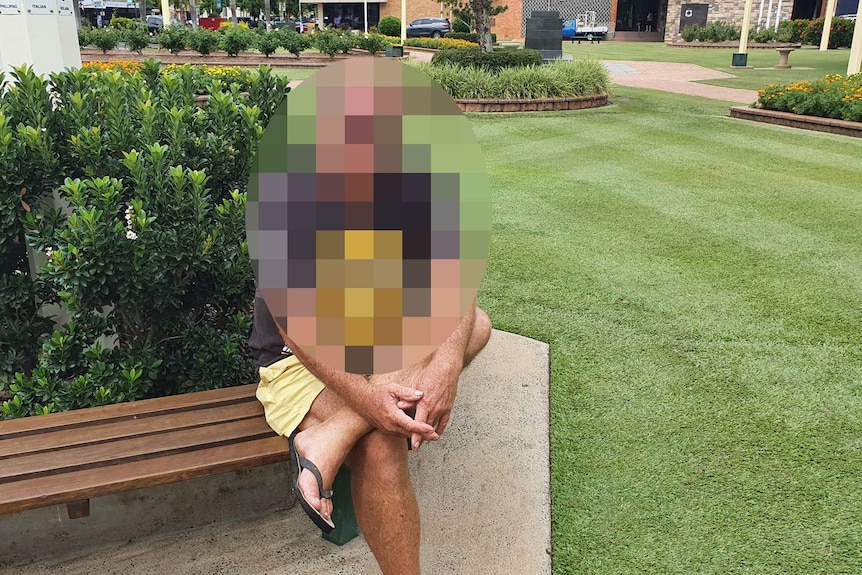 Pixelated photo of victim allegedly sexually abused by a serial paedophile priest.