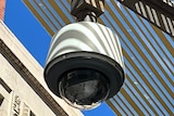 A CCTV camera on a verandah