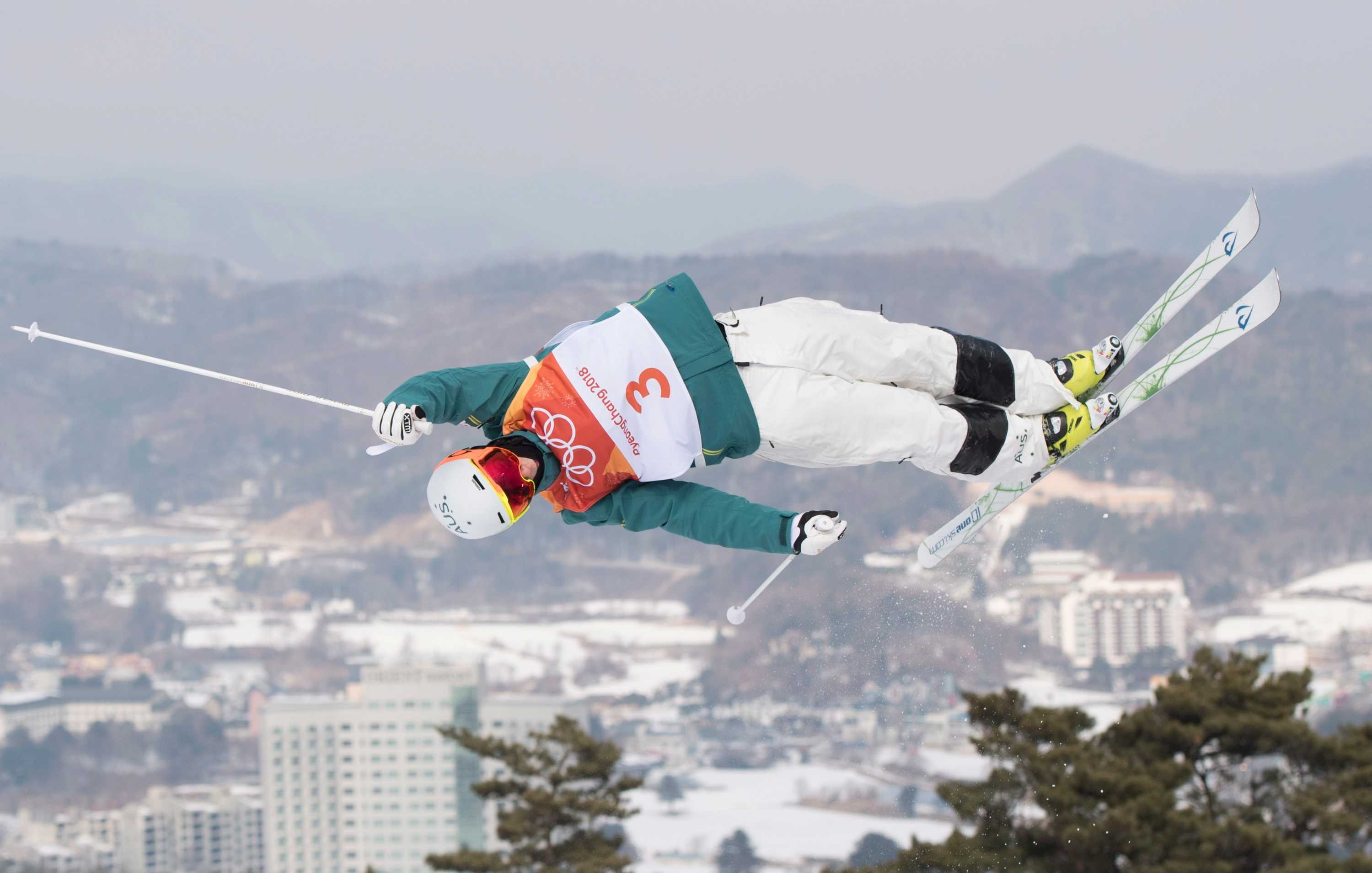 Winter Olympics Britt Cox, Matt Graham go through to moguls finals but