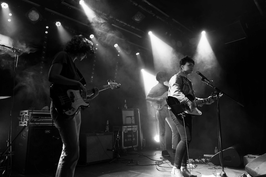 Angel Olsen performing live.