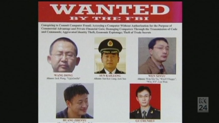 US charges Chinese officials with economic espionage