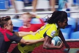 Ellia Green lights up the women's rugby sevens