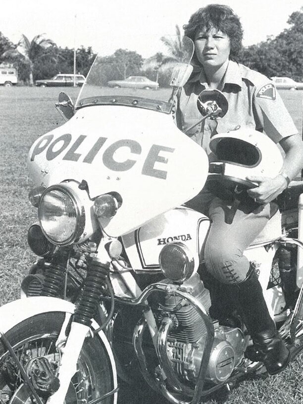 Acting NT Police Commissioner Kate Vanderlaan in 1980