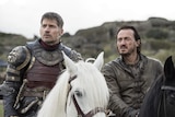 Nikolaj Coster-Waldau and Jerome Flynn in still from Game of Thrones season seven