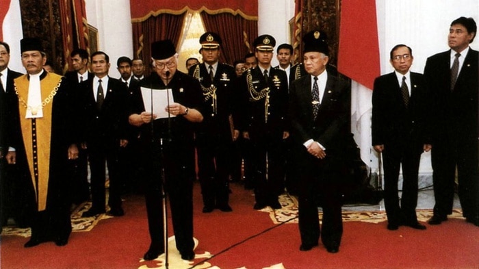 Soeharto Mengundurkan Diri