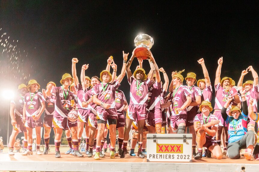 Barcaldine Sandgoannas won the premiership for the first time in 13 years