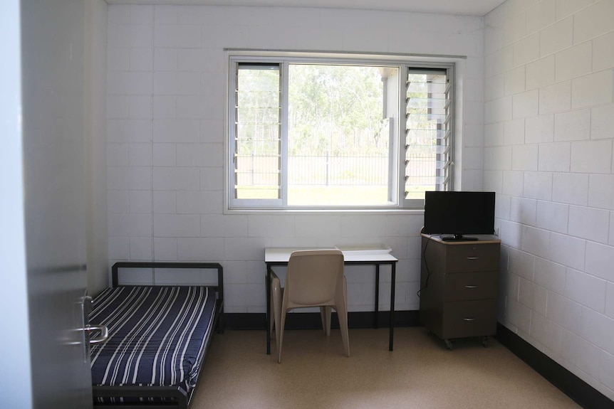 Inside a low security pre-release accommodation unit at Darwin's Holtze jail.