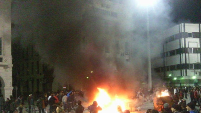 Images from last night's protests in Tripoli's Green Square, posted by a Libyan ex-pat on Twitter