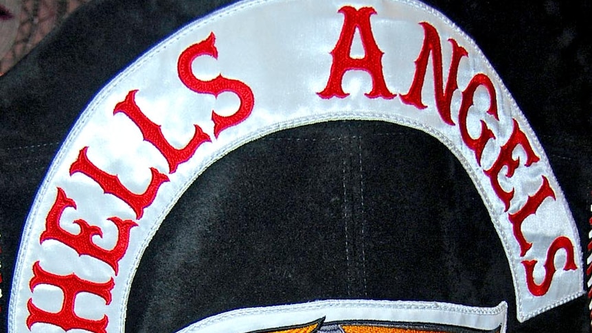 A Hells Angels Australia biker jacket
