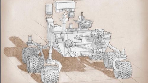Sketch of the Mars 2020 Rover