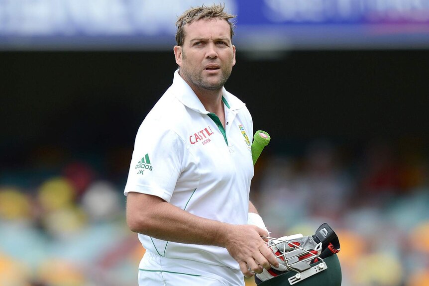 Kallis was unable to push on for a big score after the lunch break.