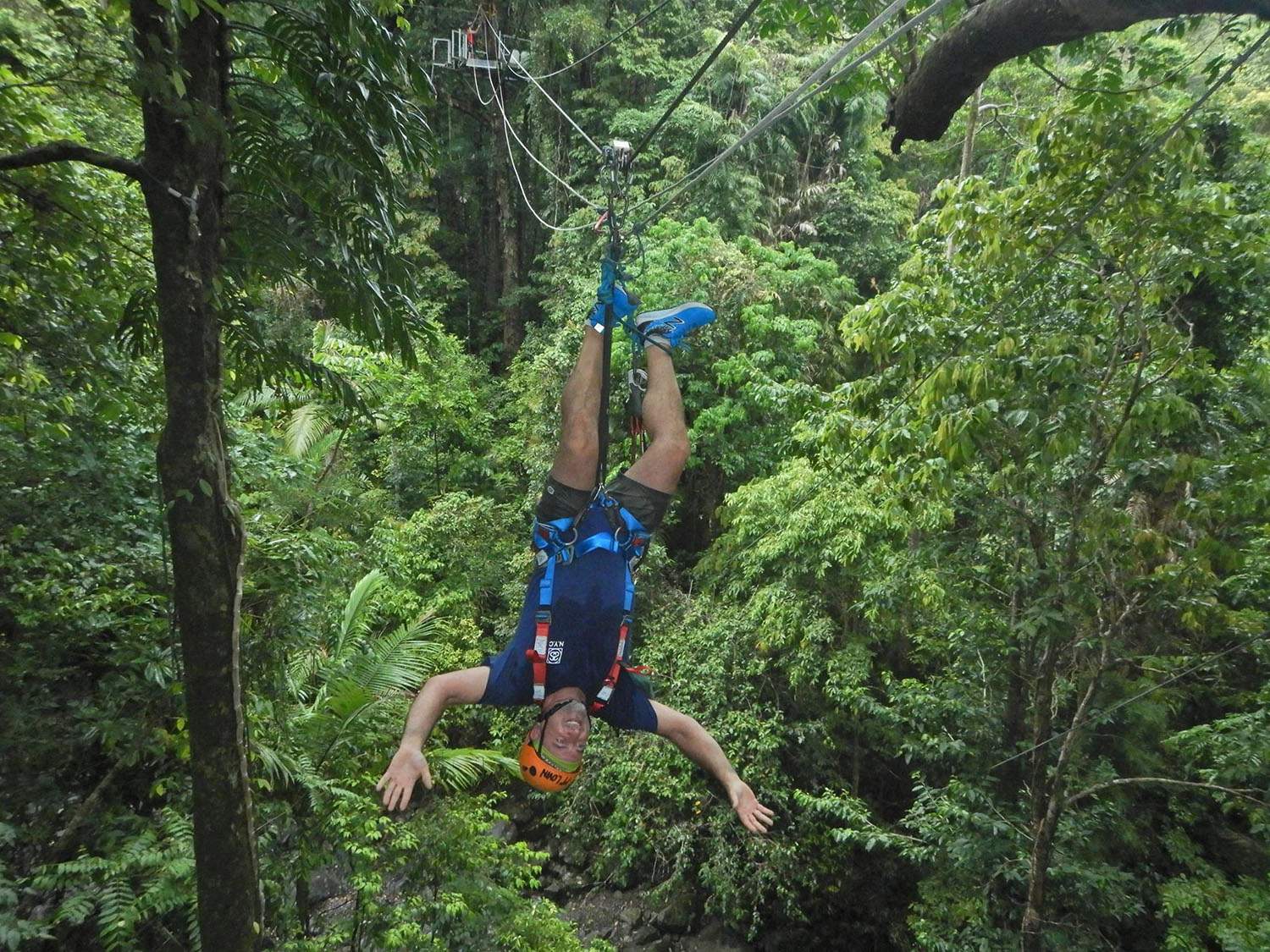 Man dead, woman seriously injured after 10metre fall from zipline in