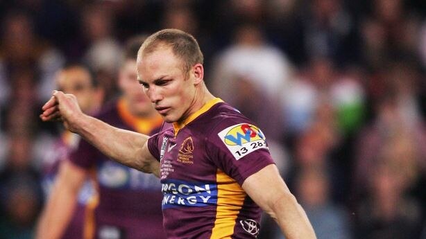 Darren Lockyer, recovering from major knee surgery, started on the interchange for  Brisbane (File photo).