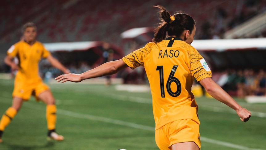 Hayley Raso had been capped 27 times by the Matildas before her horror injury.