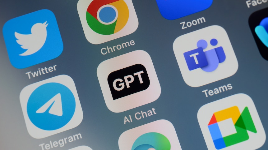 A picture of different apps on a phone including ChatGPT