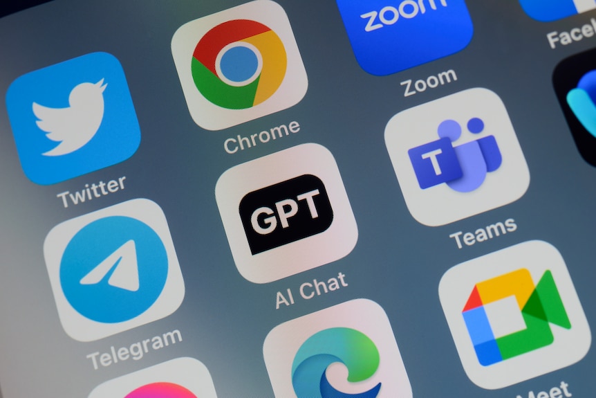 A picture of different apps on a phone including ChatGPT
