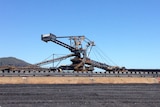 Stacker reclaimer at Abbot Point coal terminal