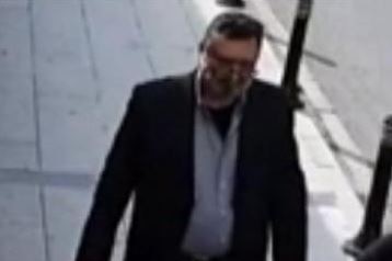 A screenshot from CNN attained CCTV footage of an alleged body double of killed Saudi journalist Jamal Khashoggi