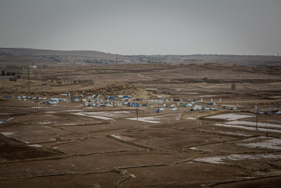 Khamer displacement camp in Amran.
